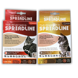 Spreadline - Nhỏ Gáy Loại Bỏ Ve Rận Bọ Chét Giun Sán Cho Mèo