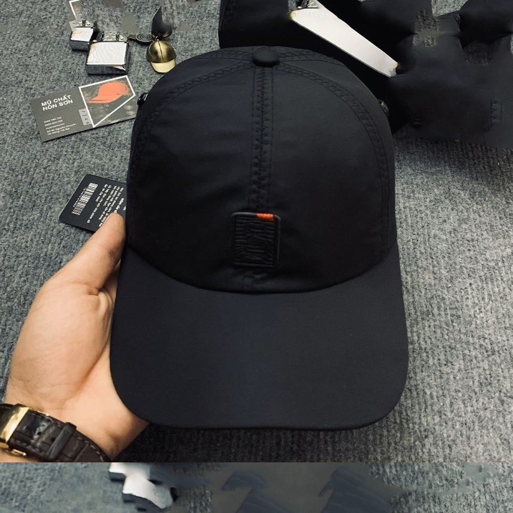 Nón/Mũ Lưỡi Trai Mẫu Logo Chữ Nhật Vải Dù Hàng Chuẩn Màu Thời Trang Cao Cấp Mới