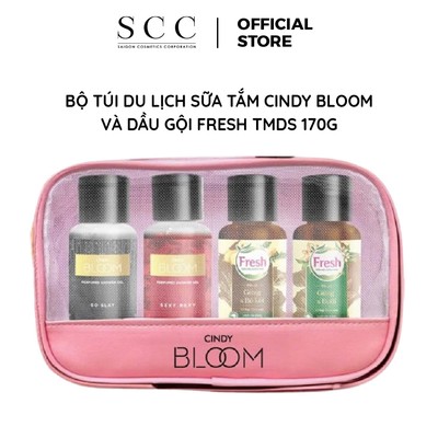 [GIFT] Bộ túi du lịch Hoarient gồm Sữa tắm Cindy Bloom và Dầu gội Fresh Thảo mộc dưỡng sinh 170g