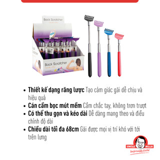 Đồ Gãi Lưng UNCLE BILLS Dài 68cm Tùy Chỉnh Co Giãn AG2882