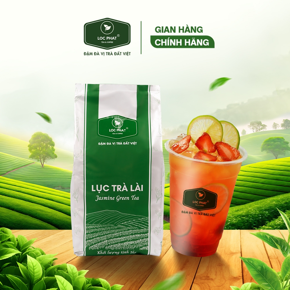 Lục Trà Lài Lộc Phát 1KG - Dùng Pha Chế Đồ Uống (Trà Sữa, Trà Trái Cây)