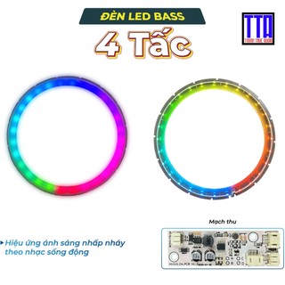  Combo bộ đèn LED lắp cho loa kéo 4 tấc đôi 4 tấc đơn 12V nháy theo nhạc 