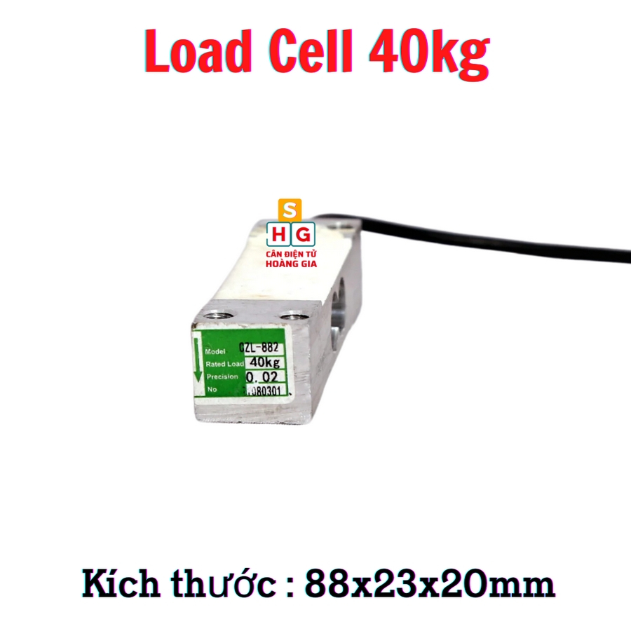Cảm biến cân nặng Loadcell 40kg - Loadcell Cân điện tử 30kg, 40kg Chính Hãng - Loại Tốt