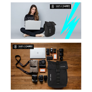 Balo Nam Nữ Hàn Quốc SimpleCarry EasyOpen Có Lưới Thoát Hơi, Dây Khóa Cài