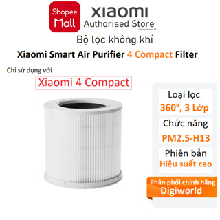 Xiaomi 4 Compact - Lõi lọc không khí Xiaomi Smart Air Purifier 4 Compact Filter ( Bộ Lọc ) - Chính hãng Digiworld