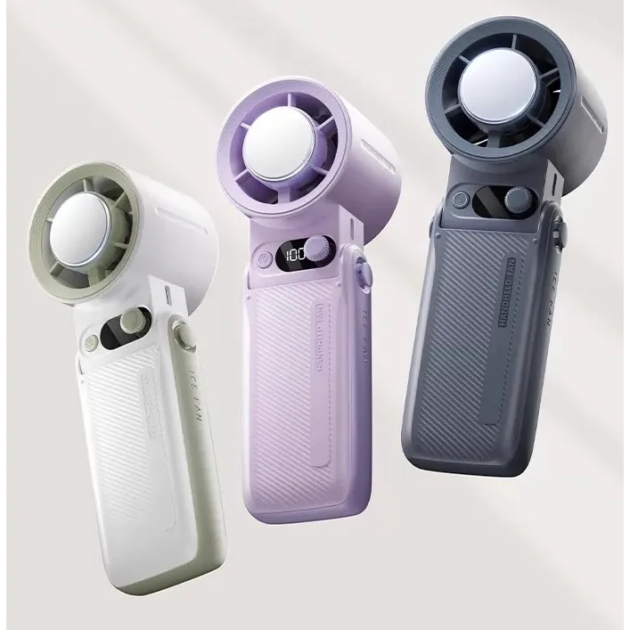 Quạt cầm tay mini A228/JF168 Pin 6.000mAh sò lạnh, gió mạnh, gấp gọn tiện lợi | Chính Hãng