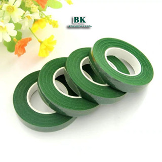 Cuộn Băng Keo Sáp, Băng keo cuốn cành Làm Hoa Handmade, Hoa Kẽm Nhung Rộng 1cm, Dày 1,5cm