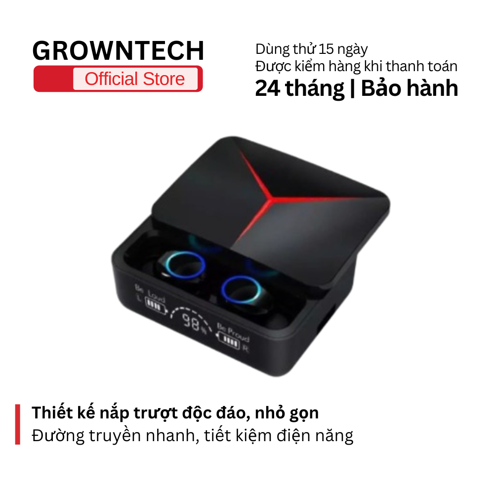 Tai nghe không dây M90 / M10 / M10 pro tws bluetooth âm thanh nổi thấp kèm hộp sạc 5.3