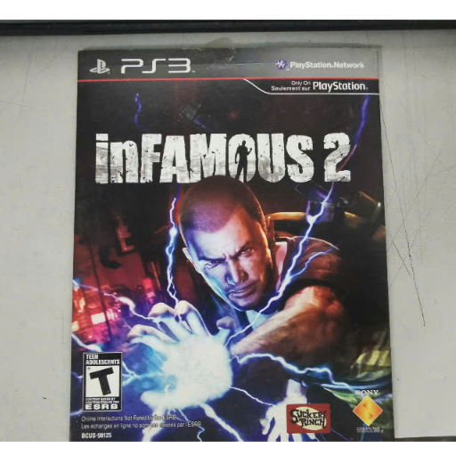 Đĩa game PS3 Infamous 2 hộp đầy đủ
