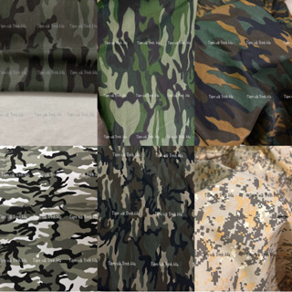 [ 𝐕𝐚̉𝐢 𝐓𝐫𝐢̀𝐧𝐡 𝐇𝐚̀ ] Vải Kaki Camo Cao Cấp Rằn Ri Nhiều Màu - May Quần, Túi, Áo Khoác, Phông Nền, Trang trí