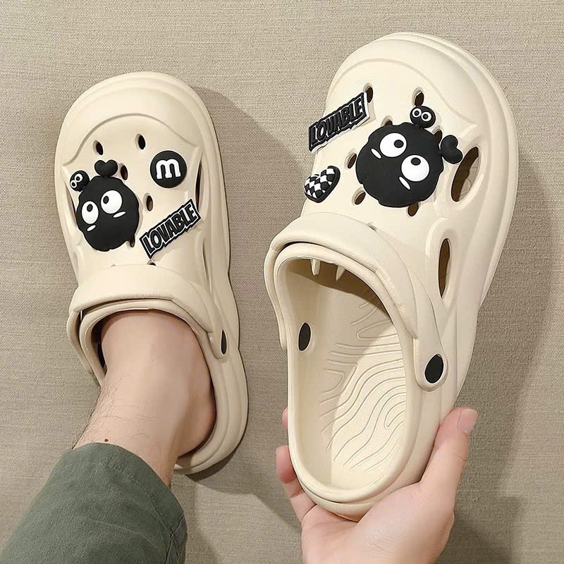 Giày Sục Chạy Bộ Nam Nữ Cao Su Non Êm Chân, Dép Sục Đế Cao 3cm Size 36-41 Giay zep Store-STQ
