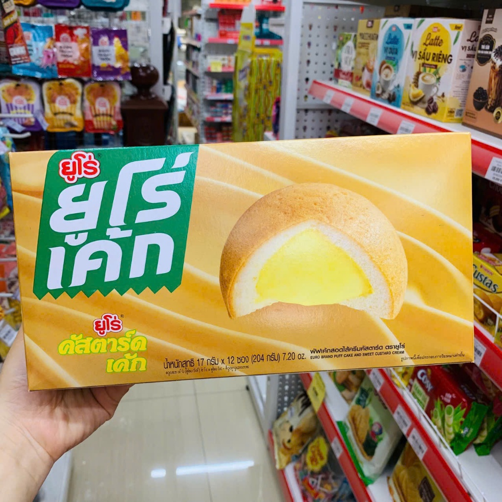 Bánh trứng Euro Cake hộp 12 chiếc