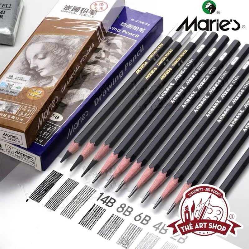 (HỎA TỐC) Chì phác thảo Marie's THEARTSHOP