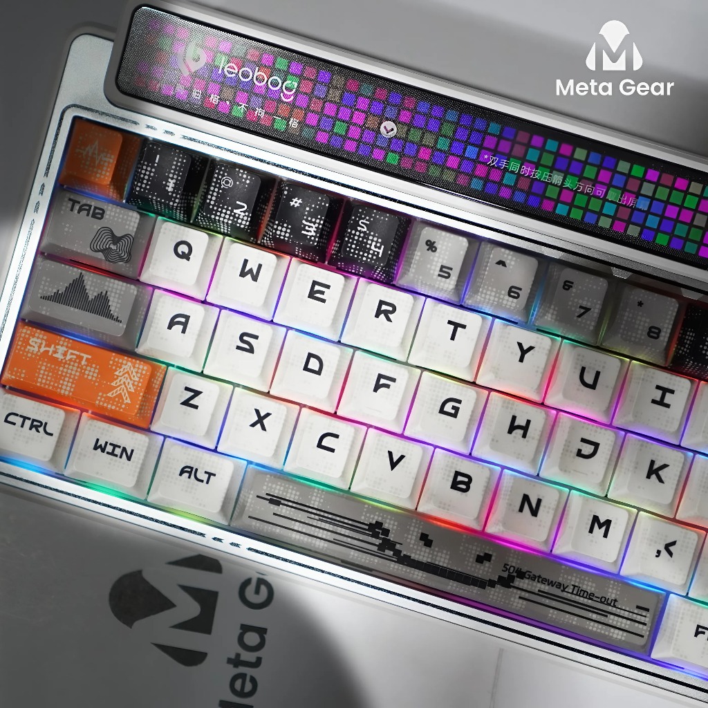 [CHÍNH HÃNG] Bàn phím cơ Bluetooth Leobog AMG65 - Led RGB, Hotswap, 3 mode kết nối, 2 màn hình led | BigBuy360 - bigbuy360.vn
