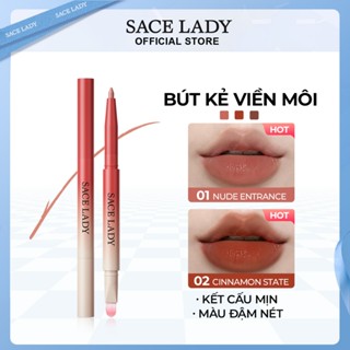 Chì Kẻ Viền Môi SACE LADY Bút kẻ môi Sắc Tố Cao Kết cấu mịn màng Trang Điểm Cho Nữ