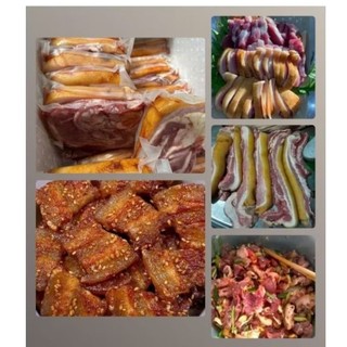 1kg Ba rọi heo rừng lai 3 chân lông .(giao hỏa tốc)