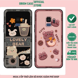 Ốp lưng Samsung S9 - S9 Plus - S9+ in hình gấu bear dễ thương, bền đẹp