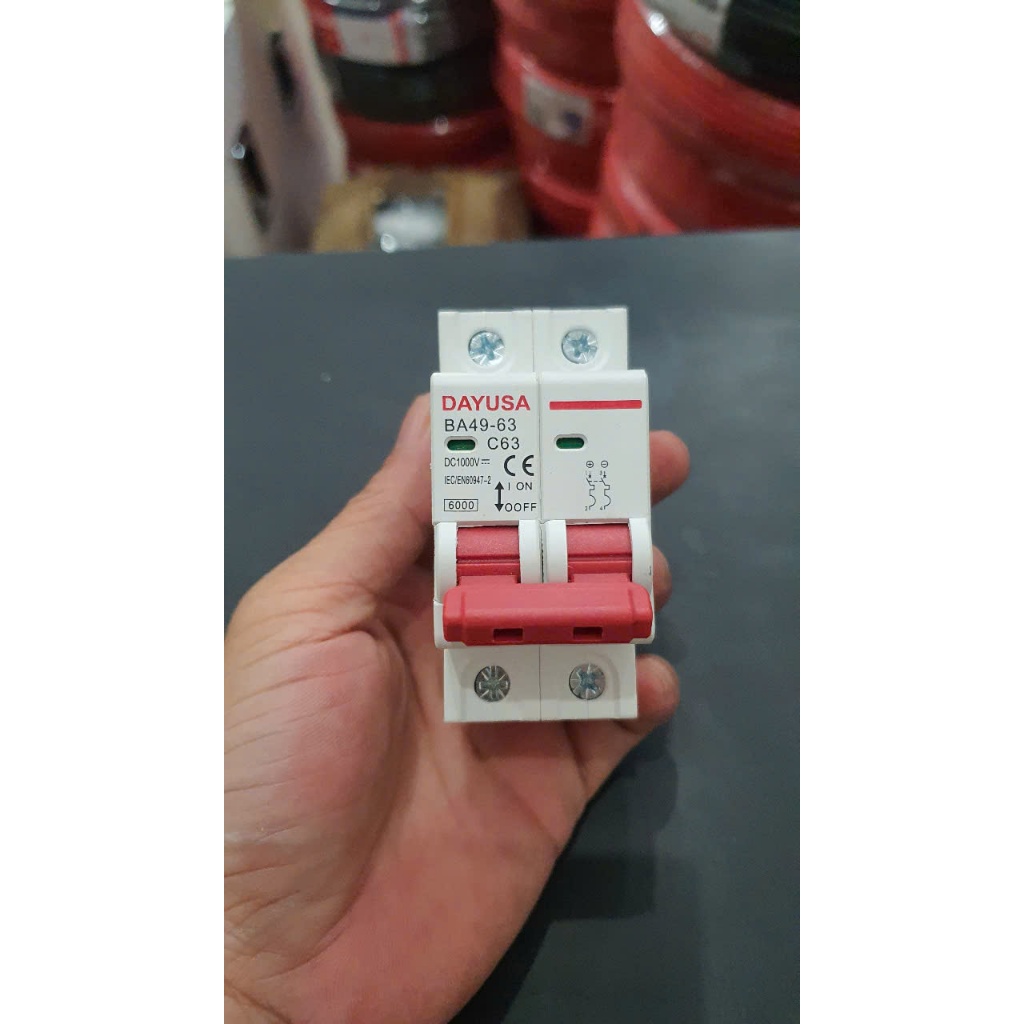 CB DC 63A – 1000vol - Aptomat DC 63A Cao Cấp DAYUSA Cao Cấp - Chuyên Năng Lượng Mặt Trời