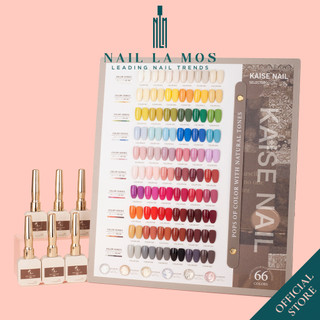  Set sơn gel Kaise chính hãng 66 màu - Sơn móng tay Kaise Nail mix nhũ kim tuyến  tặng kèm bảng màu cặp base top  
