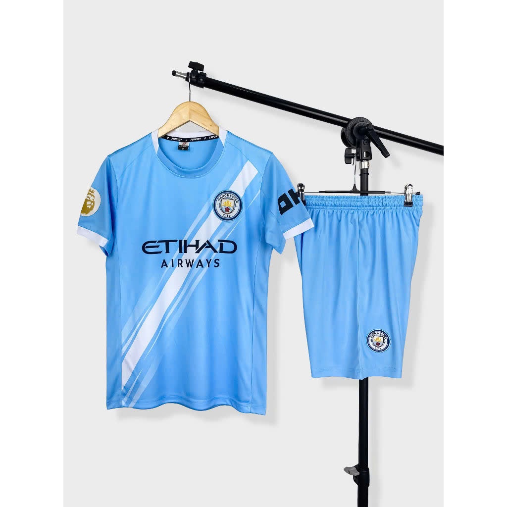 Quần áo bóng đá Manchester City 2025 - 2026 in ấn theo yêu cầu