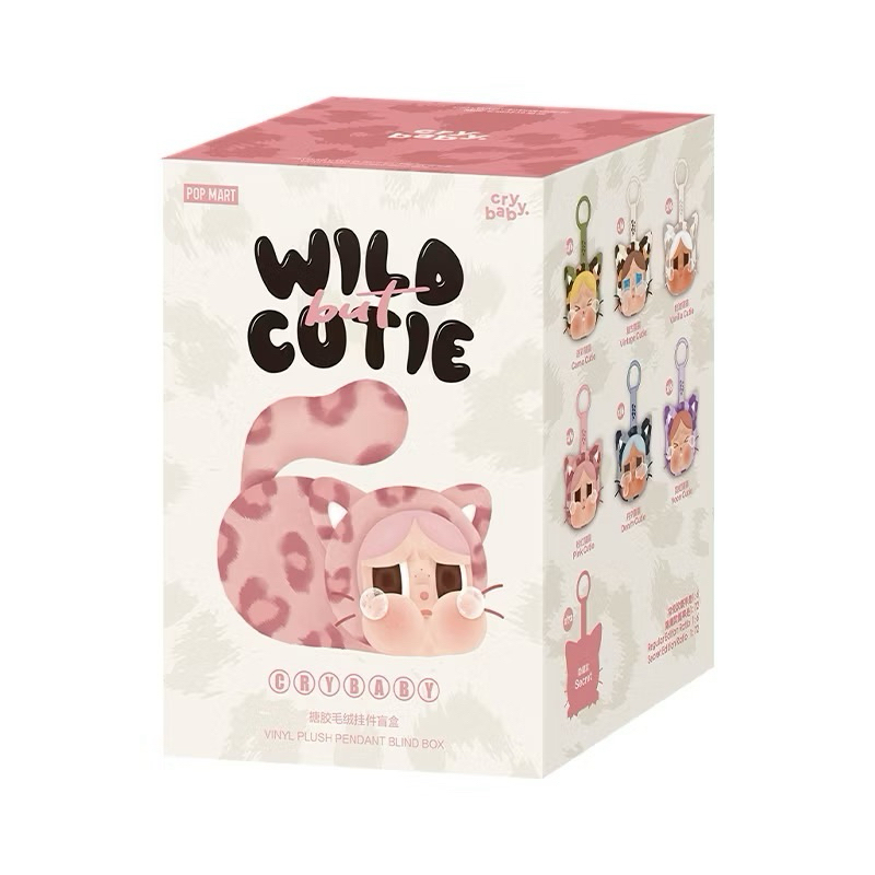 POP MART CRYBABY Wild but Cutie Series - Vinyl Plush Pendant Blind Box