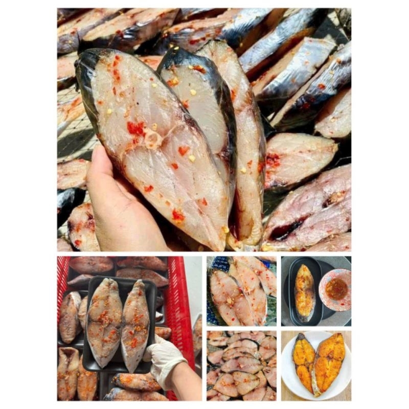 CÁ THU PHẤN TO CẮT KHÚC.khay 500g (giao hỏa tốc)