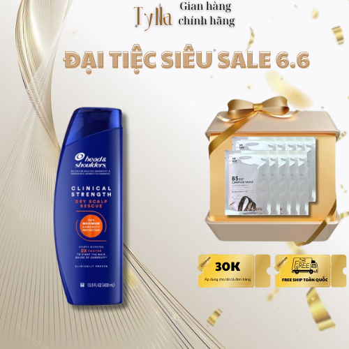 Dầu Gội Head Mỹ Giảm Gàu,Nấm, Dầu Gội Head & Shoulders Clinical Strength Mỹ - 400ml