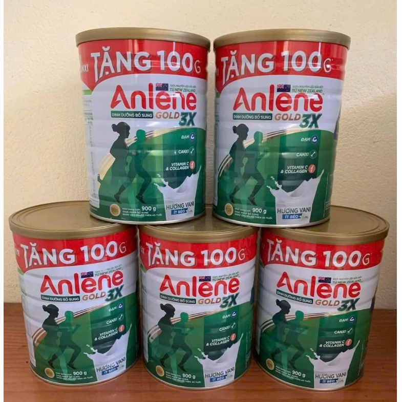 Sữa Anlene 3X - 5X lon 800gr+900gr hạn 4+8/2026 chính hãng