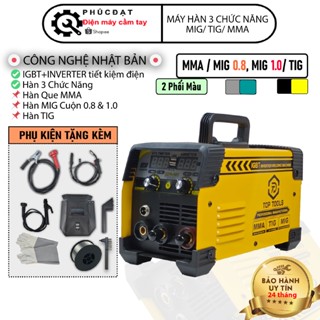 Máy hàn điện tử MIG-650, Máy hàn 3 chức năng: Hàn Que, Hàn TIG, Hàn MIG, Máy MIG Nhiều Chế Độ Hàn- BẢO HÀNH 24 THÁNG