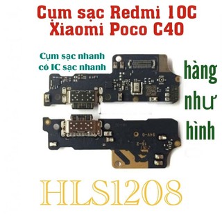 Cụm chân sạc Xiaomi Poco C40 redmi 10C hàng xịn
