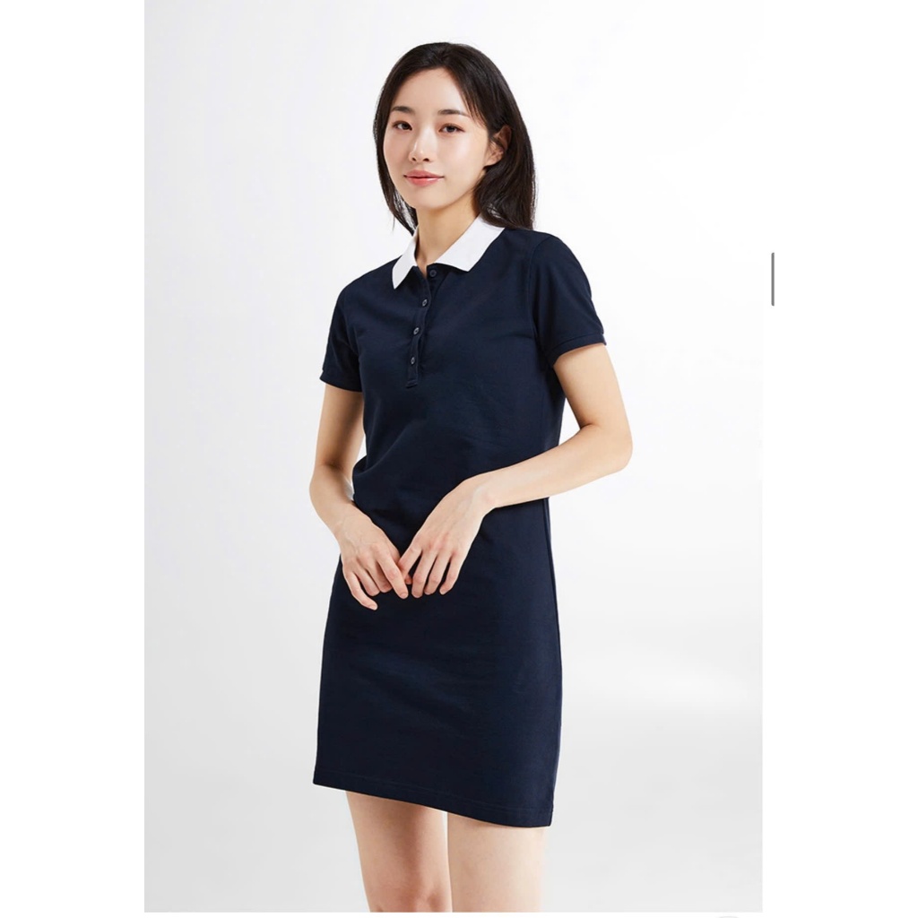 [AUTHENTIC 100%] Korea Spao Váy polo nữ dáng suông Spao SPOME24G02 chất cotton mềm mịn, cao cấp Hàn 