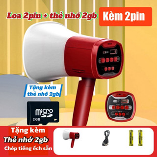 Loa 2 pin kèm thẻ nhớ 2gb có chép tiếng ếch sẵn.! Loa chuyên dụng túc ếch và bán hàng rong phát to rõ công suất lớn.!