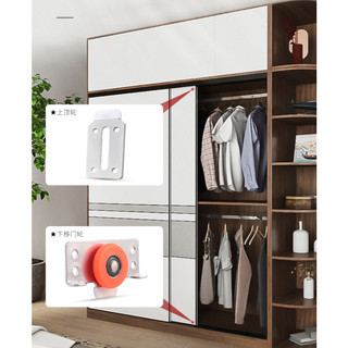 Bộ bánh xe trượt cửa lùa ray âm tủ SD.5001.W - Thép không gỉ, nhựa ABS, tăng chỉnh dễ dàng, bền bỉ