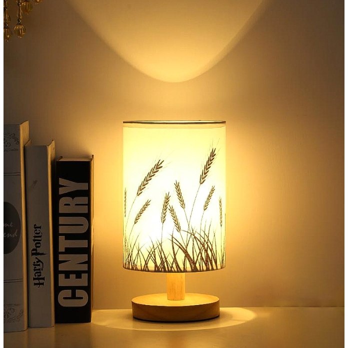 Đèn ngủ để bàn học GGbingo bằng gỗ ánh sáng ban đêm Đèn trang trí phòng ngủ, phòng học đèn deco