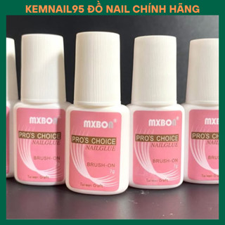 keo dán móng mx bon chính hãng - keo đính đá gắn móng giả 7g kemnail95