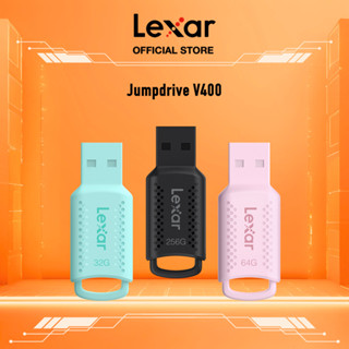  USB Lexar JumpDrive V400 3.2 Gen 1 Flash Drive 32GB-64GB Tốc Độ Đọc 100MB s Màu Đen Xanh Hồng 