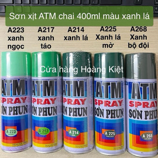 SƠN XE MÁY ATM 400ML NHIỀU MÀU