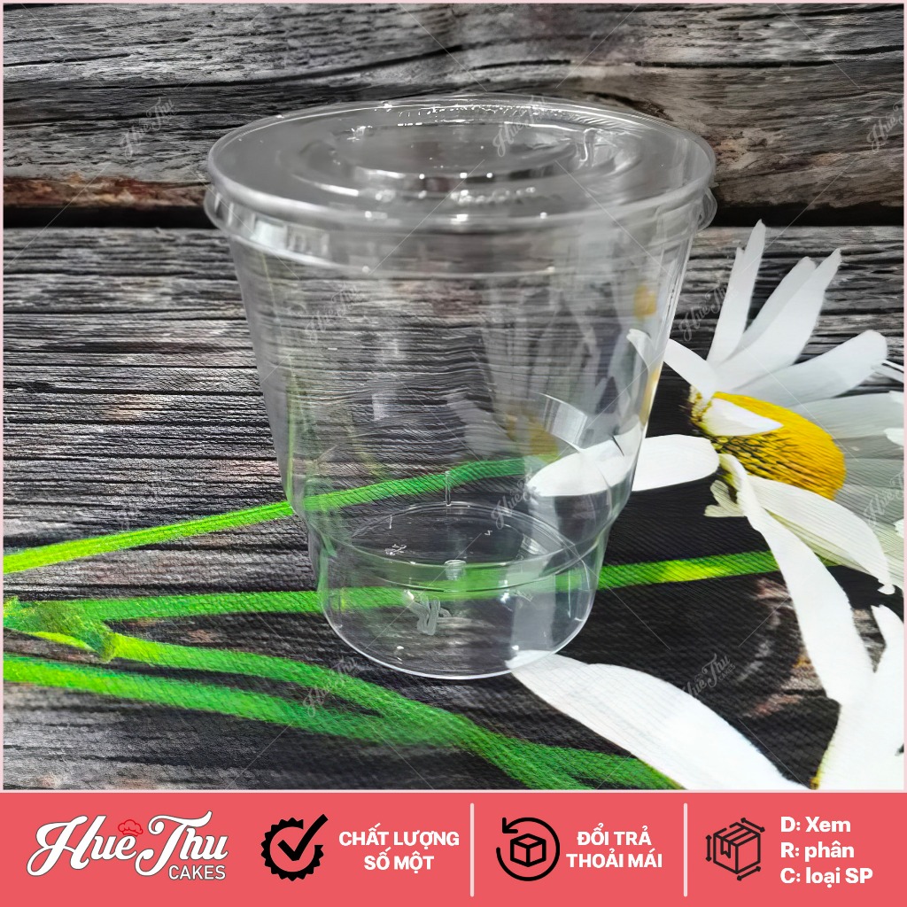 Ly nhựa hàng không (10 cái) ly đựng bánh Tiramisu, rau câu nhựa cứng