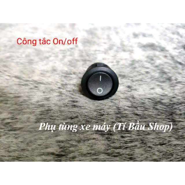 CÔNG TẮC ON/ OFF ĐEN 2 chân