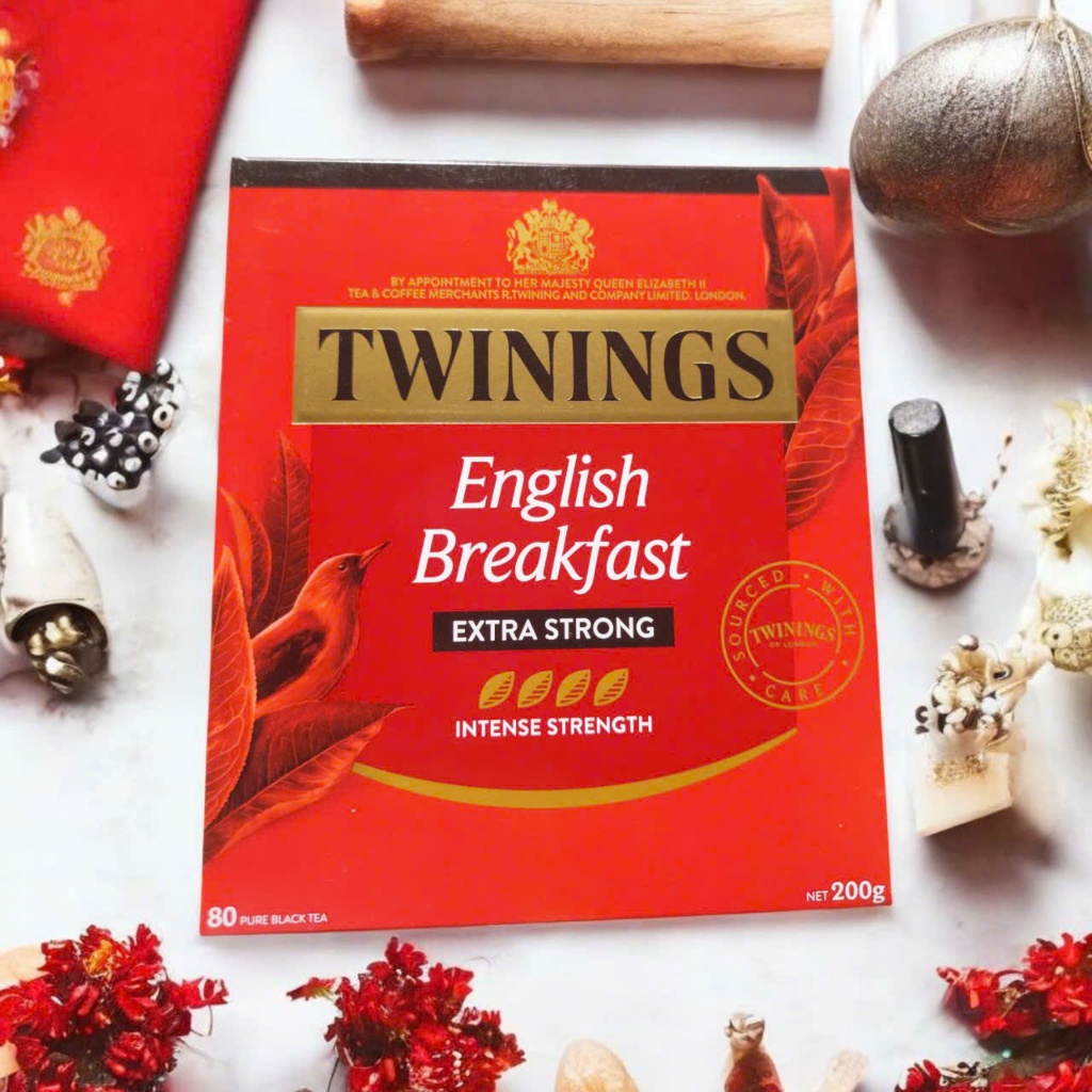 Trà Twinings English Breakfast Extra Strong nhập khẩu 80 gói