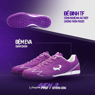 Giày Đá Bóng Sân Cỏ Nhân Tạo Zocker INSPIRE PRO GEN 2 ( Form Nhỏ Tăng 1 Size )