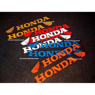 [ 1 CẶP ] TEM HONDA DÁN PHUỘC TRƯỚC PHẢN QUANG