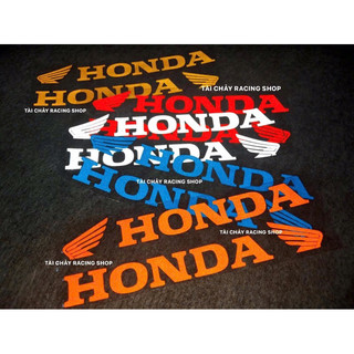 [ 1 CẶP ] TEM HONDA DÁN PHUỘC TRƯỚC PHẢN QUANG