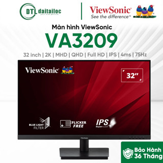 Màn hình ViewSonic VA3209-2K-MHD - VA3209-MH 32 inch 2K MHD QHD Full HD IPS 4ms 75Hz | Chính Hãng | Bảo hành 36 Tháng