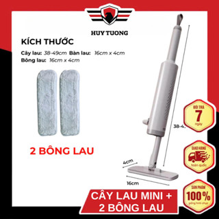  Cây lau bàn bếp tự vắt mini Huy Tưởng  cây lau kính mini cầm tay xoay 360 độ 
