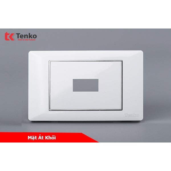 Mặt Át Khối + Gông Tenko TK-C27-AK Trắng viền bạc