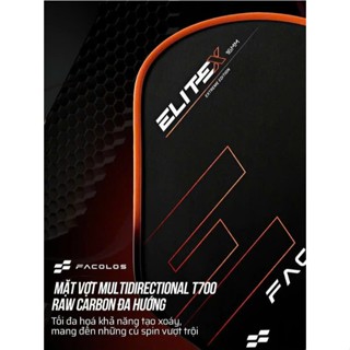VỢT FACOLOS ELITE X CHÍNH HÃNG FACOLOS PICKLEBALL -  TẶNG CUỐN CÁN và VIỀN PPF