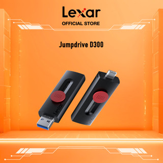 USB Lexar JumpDrive D300 3.2 Gen 1 Type-C Type-A 32GB-256GB Tốc Độ Đọc 130MB s Màu Đen 