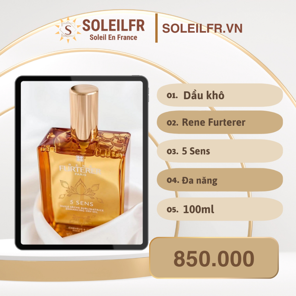 Dầu khô đa năng Rene Furterer 5 Sens 100ml