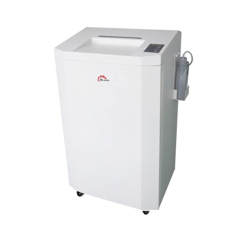 Máy Hủy Tài Liệu Công Nghiệp Silicon PS-4500C | Hủy 45 Tờ/Lần | Thùng 120L | Hủy Giấy, CD, Thẻ